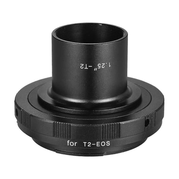 Replacement Ring for Canon EOS Camera 1.25-inch T2 Adapter with Photography Eyepiece and Noise Reduction Function black