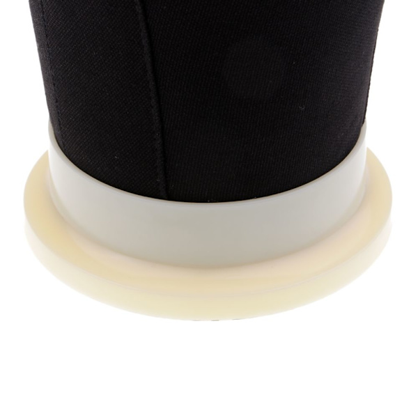 Canvas poly huvud för hatt peruk tillverkning display m/ monteringshål + 10 st nålar 22\"