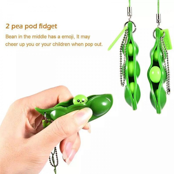 24x Fidget Sensorisk Leksak Ångestlindring Pärlor Boll Flätat Nät Lätt Vikning