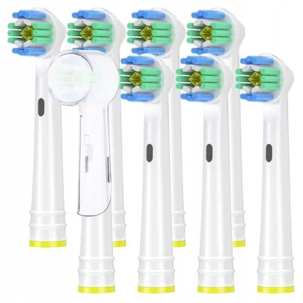 [RM]Electric Toothbrush - Oral B - EB18A 3D White - 8 replacement tips - teeth whitening