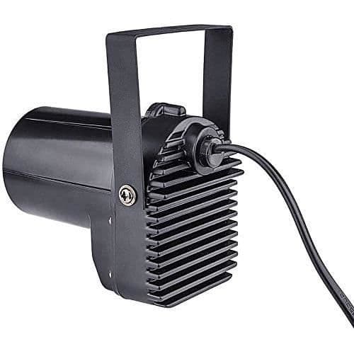 Pinspot-projektor, 3W LED Hvit Spotlight, Pinspot Lys Speilballer DJ Disco Effektlys [118]