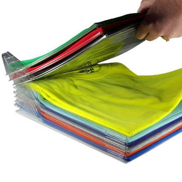 T-shirt Organizer, Garderobsförvaring, Multifunktionell (10 st)