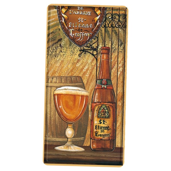 15 cm x 30 cm vintage metall plåtskylt plakett väggkonst affisch bar pub öl öl 11