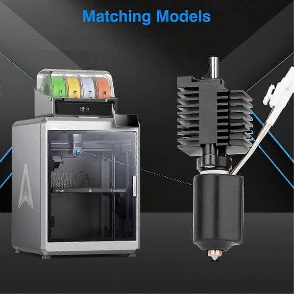 K2 Plus Hotend Kit: Keramisk Varmeblok & Quick-Swap Dyse til 3D-printer