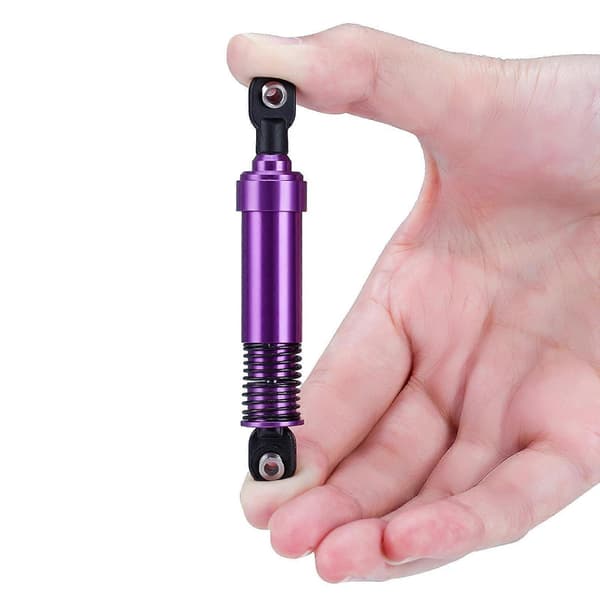 [RM]2 Stykker 1:10 RC Bil Støddæmper Tilbehør Reservedele til RC Bil Crawler purple 9.5cm