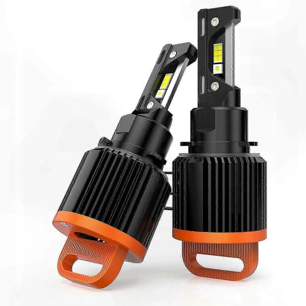 2-pak LED-pærer til billygter, 120W erstatning 6500 K