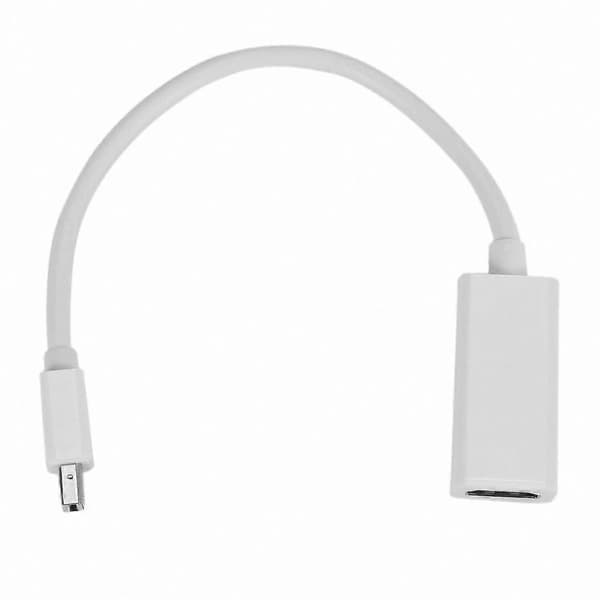 Mini DisplayPort til adapterkabel til skærmforbindelse i høj kvalitet - Kompatibel med Pro- og Air-enheder white