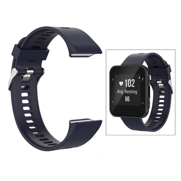 Klockarmband för Garmin Forerunner 35 30 35J ForeAthlete 35J Marinblå