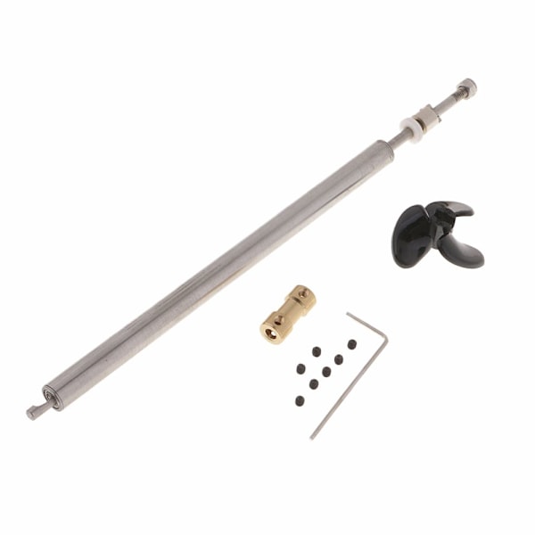 Drivlina Fartyg Båt Delar 10cm Metall Drivaxel System Set För 4mm Motoraxel
