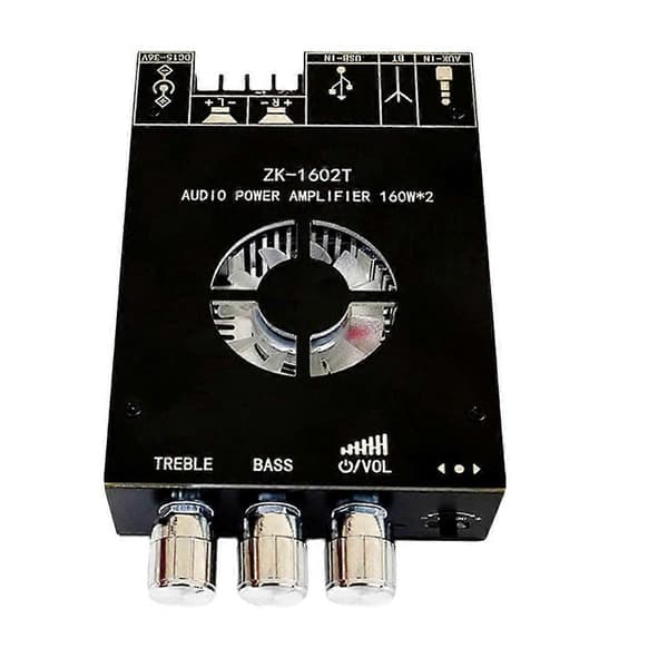 -1602T Bluetooth Audio Effektforstærkermodul TDA7498E 160WX2 Høj Basjustering Forstærkerkort DC15-36V