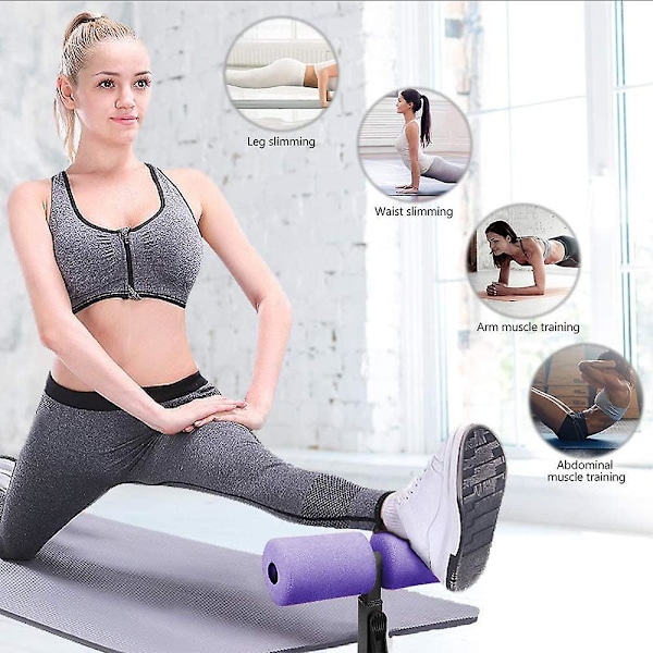 Uppgraderad Sit Up-tränare för Golv, Portabel Justerbar Sit Up-utrustning