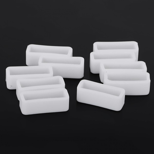 20 stycken Klockarmband Ersättningsspännen i Gummi 18/20 mm