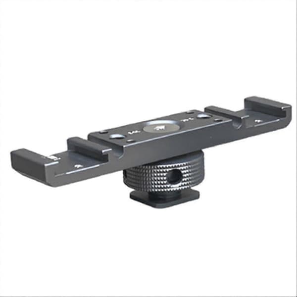 Cold Shoe Mount Adapter Forlengelsesstang Brakettstativ for kamera, A