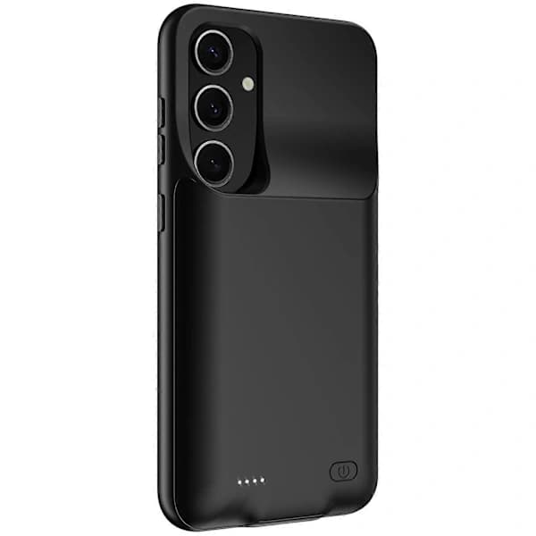 [CA] For Samsung Galaxy S24 10000mAh External Battery TPU+ABS Charging Case with LED Indicators[RM]