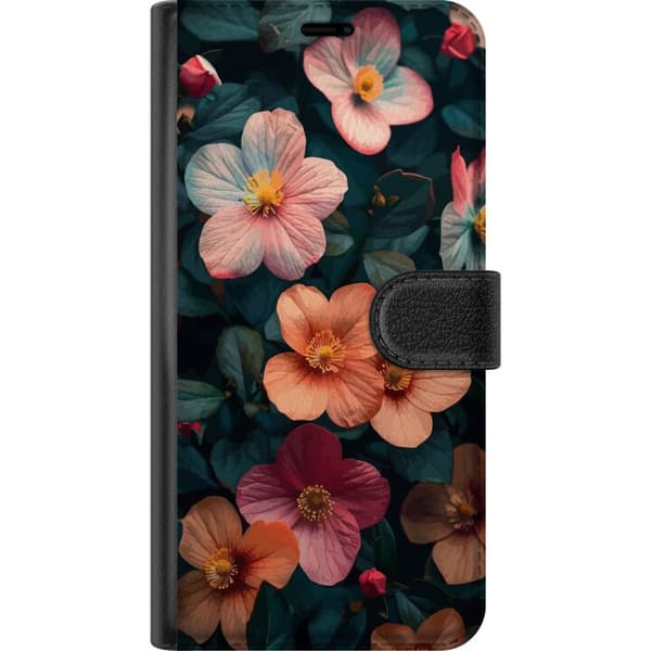 [RM]Kompatibelt Pungcover til Samsung Galaxy S24 Blomster Plånboksfodral