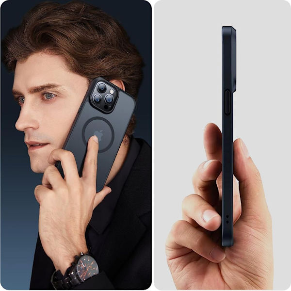 Tech-Protect iPhone 15 -kotelo MagSafe MagMat Mattamusta 70