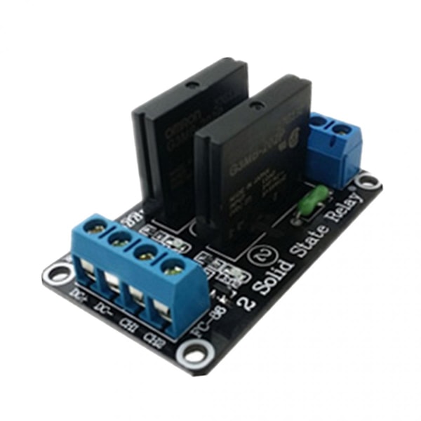 2-kanals 12V G3MB-202P Solid State Relämodul med Resistiv Säkring