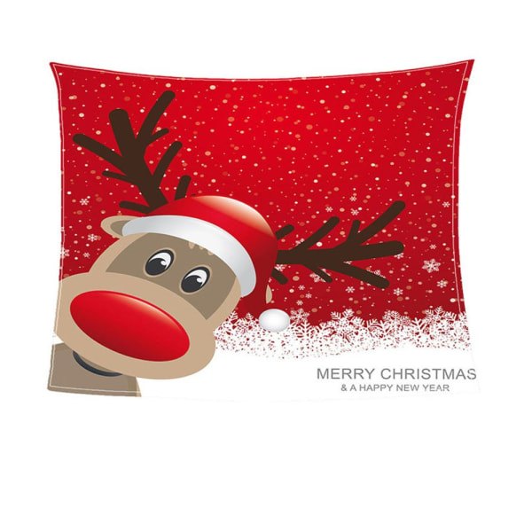 Digitaltryckt flanellfilt sängöverkast soffa Rudolf 150x200cm