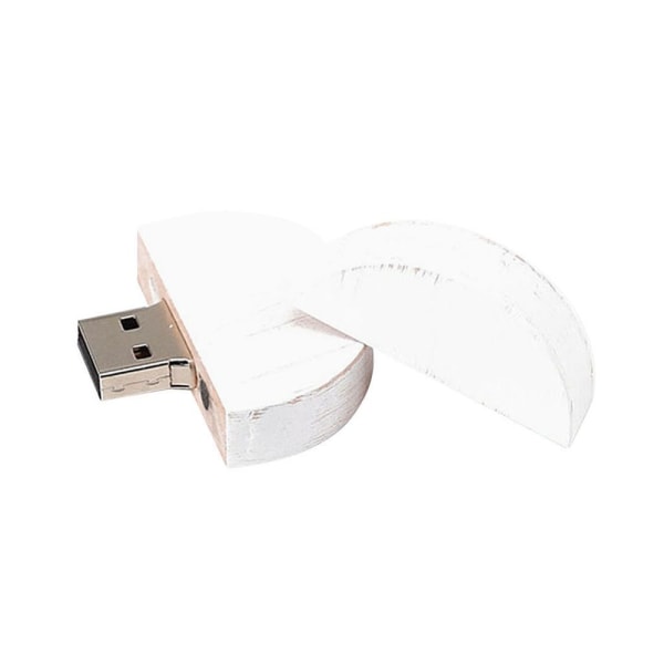 USB 2.0 Flash Drive Lönnträ Cirkelformad Minnessticka 32GB