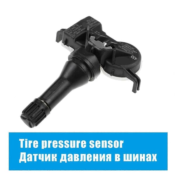 4 STK Universal TPMS Dæktrykssensor til SUV'er og Sedaner Black