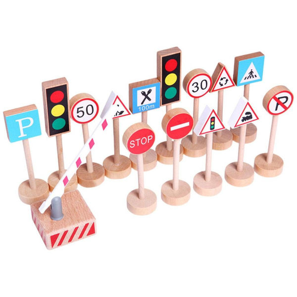 trafikljus pedagogiska leksaker barn småbarn