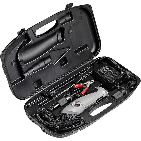 Deluxe Elektrisk Filetknivsæt - Sort/Grå Black/Gray One Size