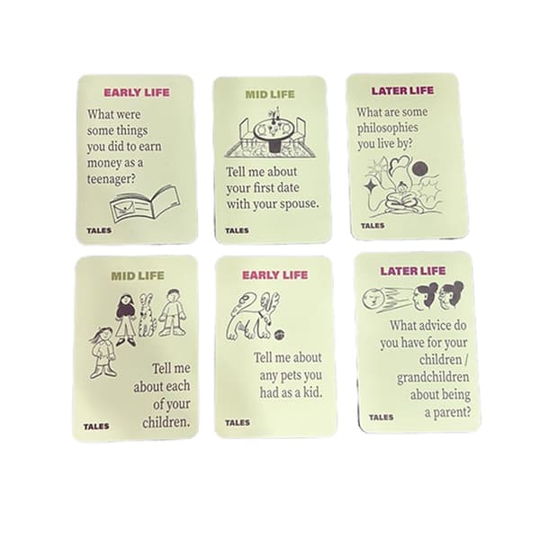 [RM] Life Story Interview Kit Cards 150 Curated Questions Create A