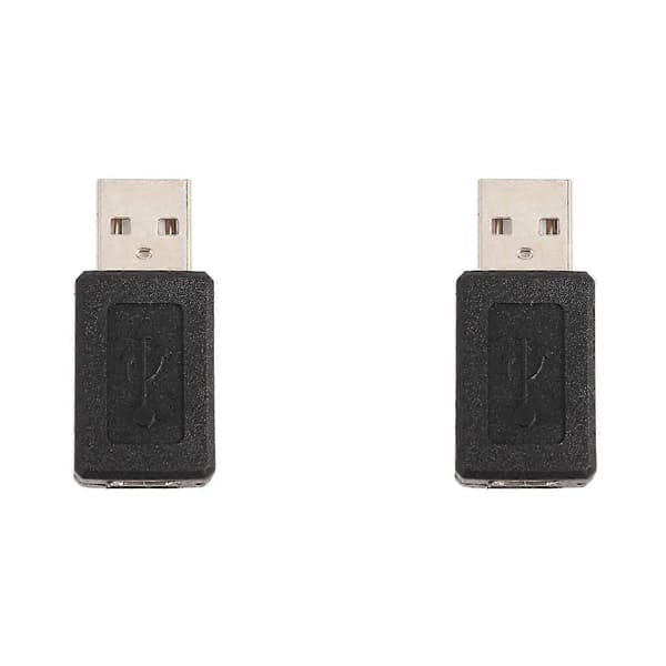 2X USB til Mini USB-omformer USB hann til Mini USB hunn-adapter