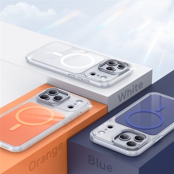 Mobilcover til iPhone 17 Pro MagSafe TPU Akryl - Blå Blå 62