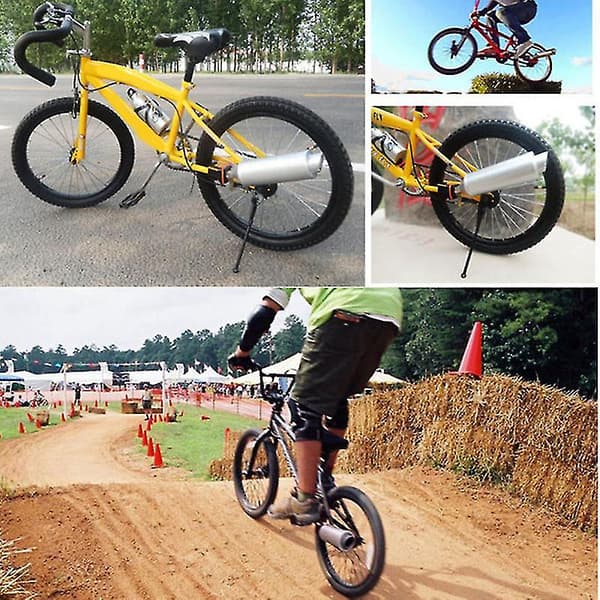 Plastic Turbines Bicycle Exhaust Pipe Wild Sound Motorcycle Effects Bicycle Tool Compatible-O Default