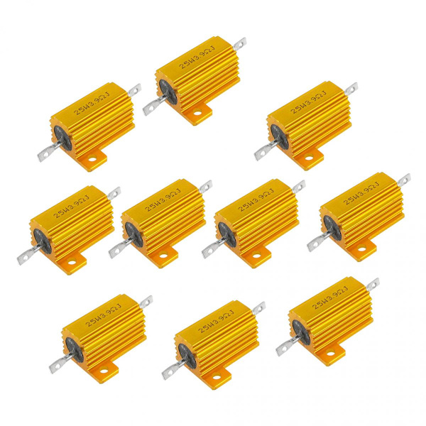 10x 25W Aluminium Trådlindade Effektmotstånd 3.9Ohm Universalverktyg