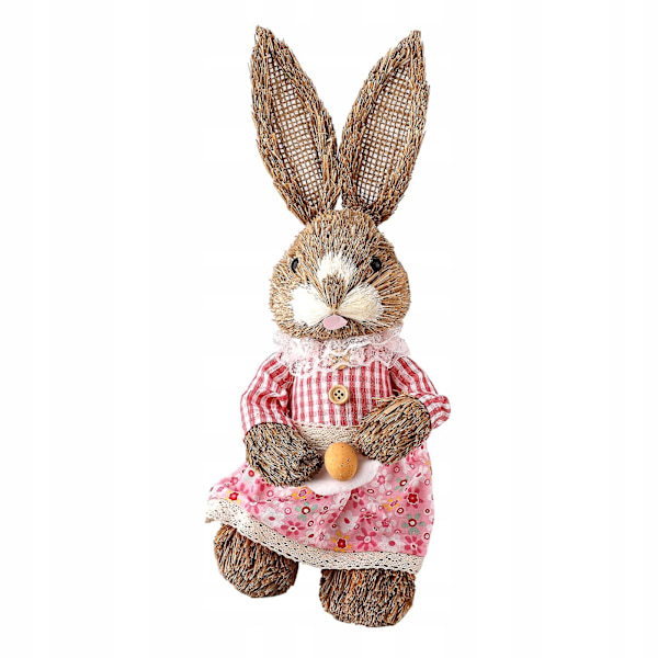 Påskdekorationer Hare Kanin Canvas Ornament I
