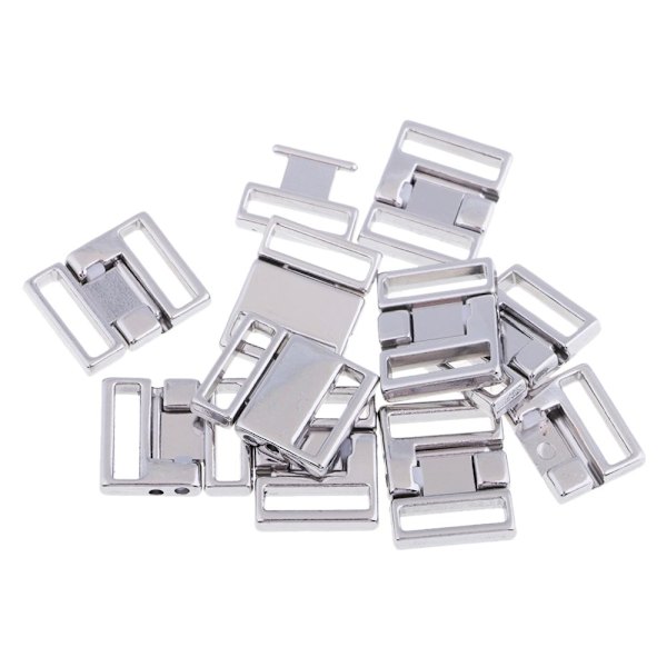 10 set bikini clips hake och snäpp metallrem bh baddräkt 11mm