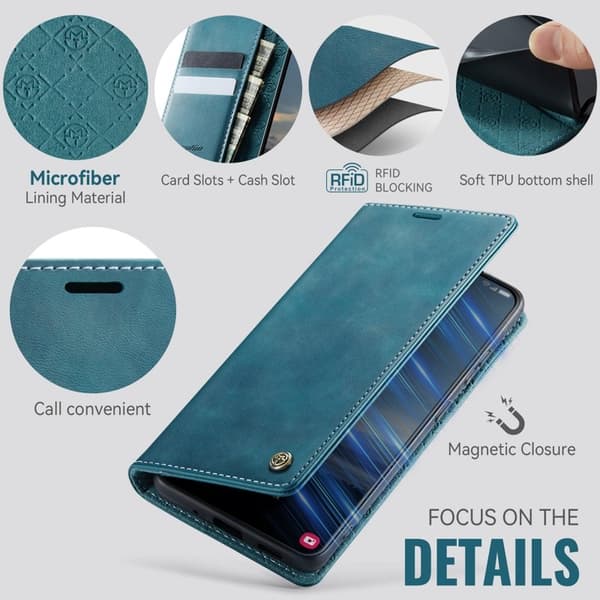 CASEME 033 Mobile Phone Case for Samsung Galaxy S20 5G/4G Green RFID Blocking