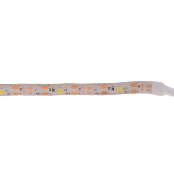 LED-strip med rörelsesensor, garderobsbelysning för sovrum, varmt ljus 1,5 m