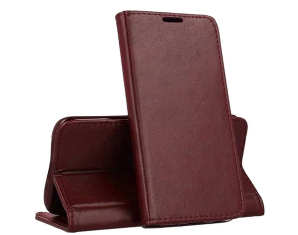 Magneettikotelo Samsung S22 Plus Eco-nahka viininpunainen