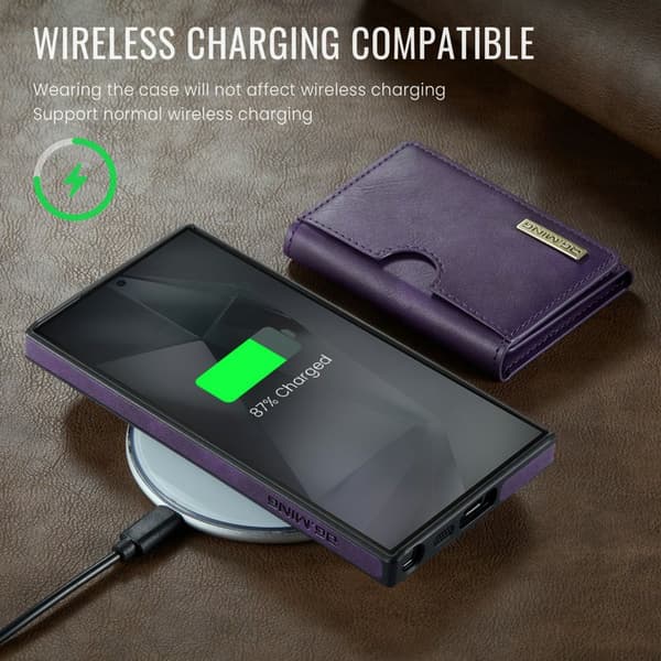 [RM]DG.Ming Wallet Case for Samsung Galaxy S26 Ultra RFID Blocking - Purple