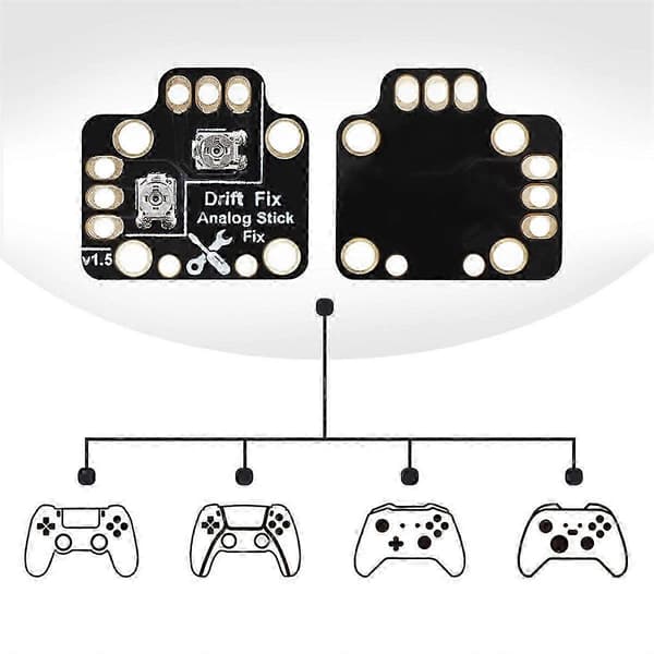 10 STK Gamepad Joystick Drift Reparationskort Controller Analog Thumb Stick Drift Fix Mod til //X,A