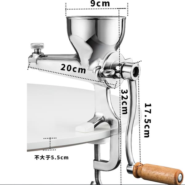 [RM]Manual Wheatgrass Juicer 304 Stainless Steel Suitable for Squeezing Celery, Kale, Spinach, Parsley