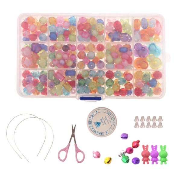 350st olika former Smycken pärlor Set Tillbehör Leksaker Barn Smycketillverkning
