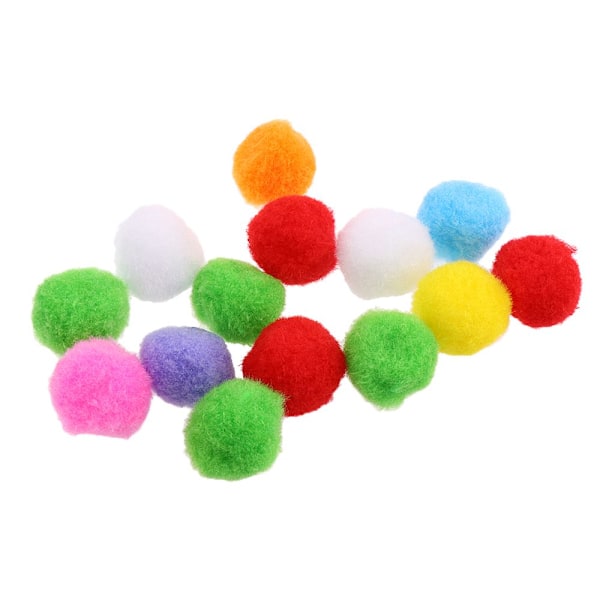 200 Stycken Ull Pompom Bollar Sömnad Kläder Tillbehör - 25/30mm