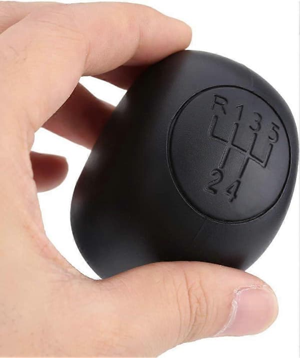 Bil 5-trins manuel gearskifteknop, til 1994-2006 gearskifteknop, 6*5*5cm, sort, plastmateriale