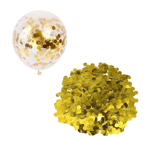 Gullfestdekorasjonsballongkonfetti 50G silkepapirkonfetti