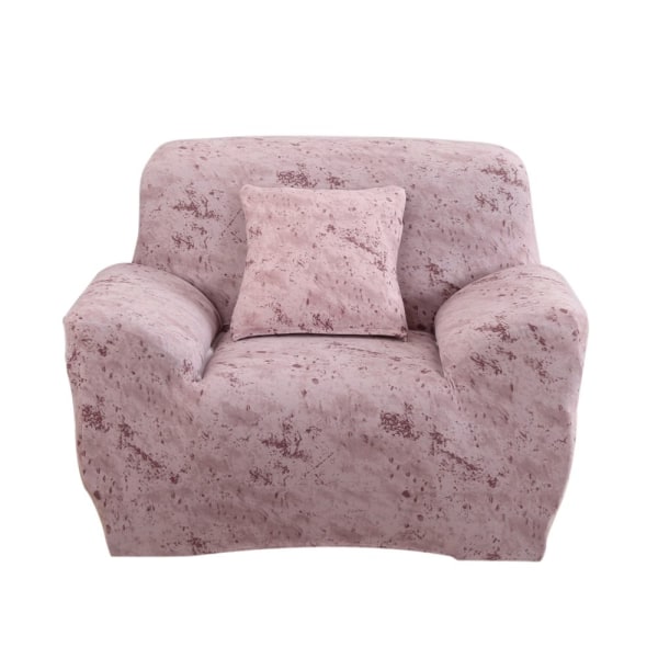 Elastiskt sofföverdrag 4 storlekar rosa jade 1-sits 90-140cm
