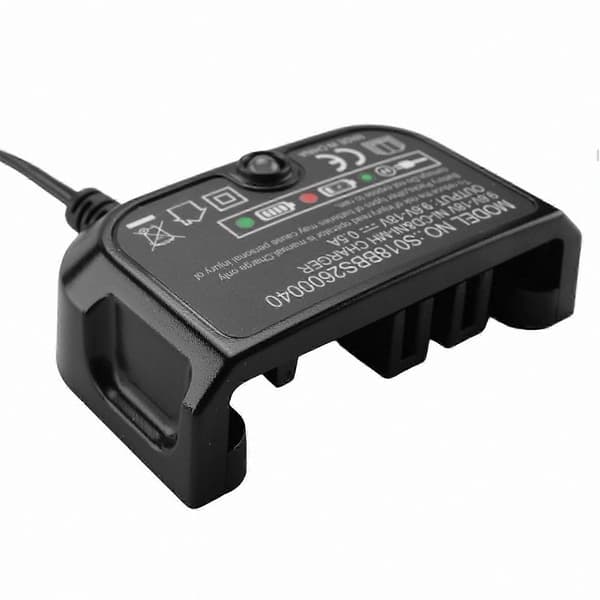 Black & Decker 9.6V-18V Batterioplader Erstatning for A12, HPB-serien, US-stik Black
