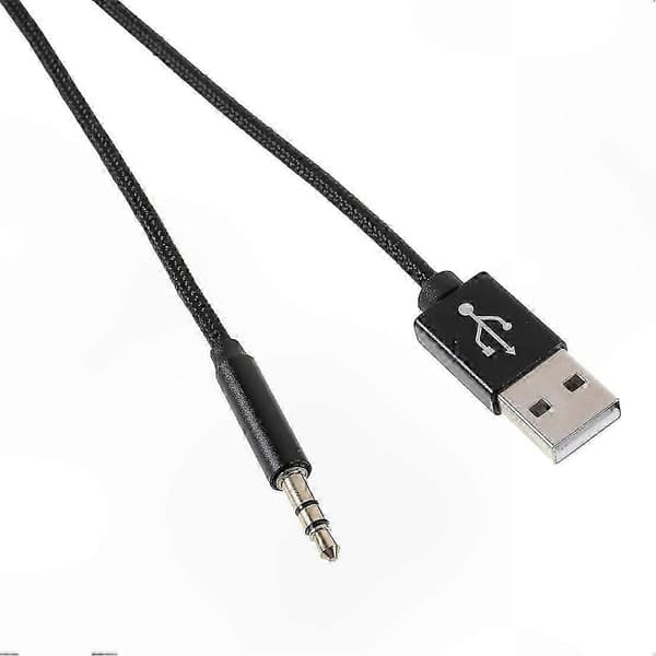 3,5 mm AUX-lydkabel med Lightning-stik til opladning