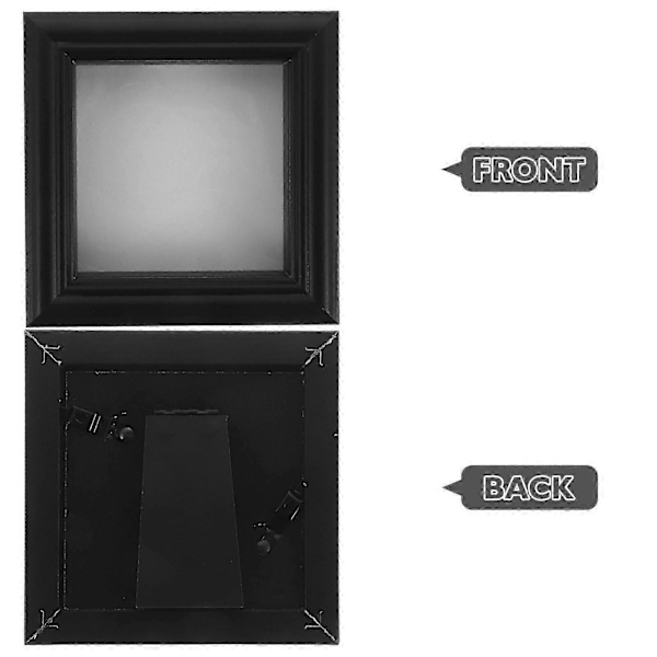 [RM]Fjärilsdisplayram för dekoration Transparent provdisplayram Svart