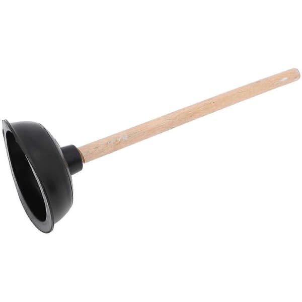 Heavy Duty Bathroom Plunger with Ergonomic Handle