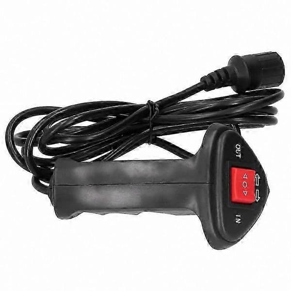 Universell trådløs vinsjfjernkontroll med 2,8 m kabel for terrengbruk black