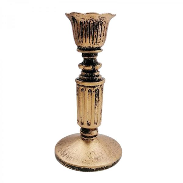 Ljusstake Rustik Shabby Chic Pillar Ljusstake För Kyrka 7x7x14cm